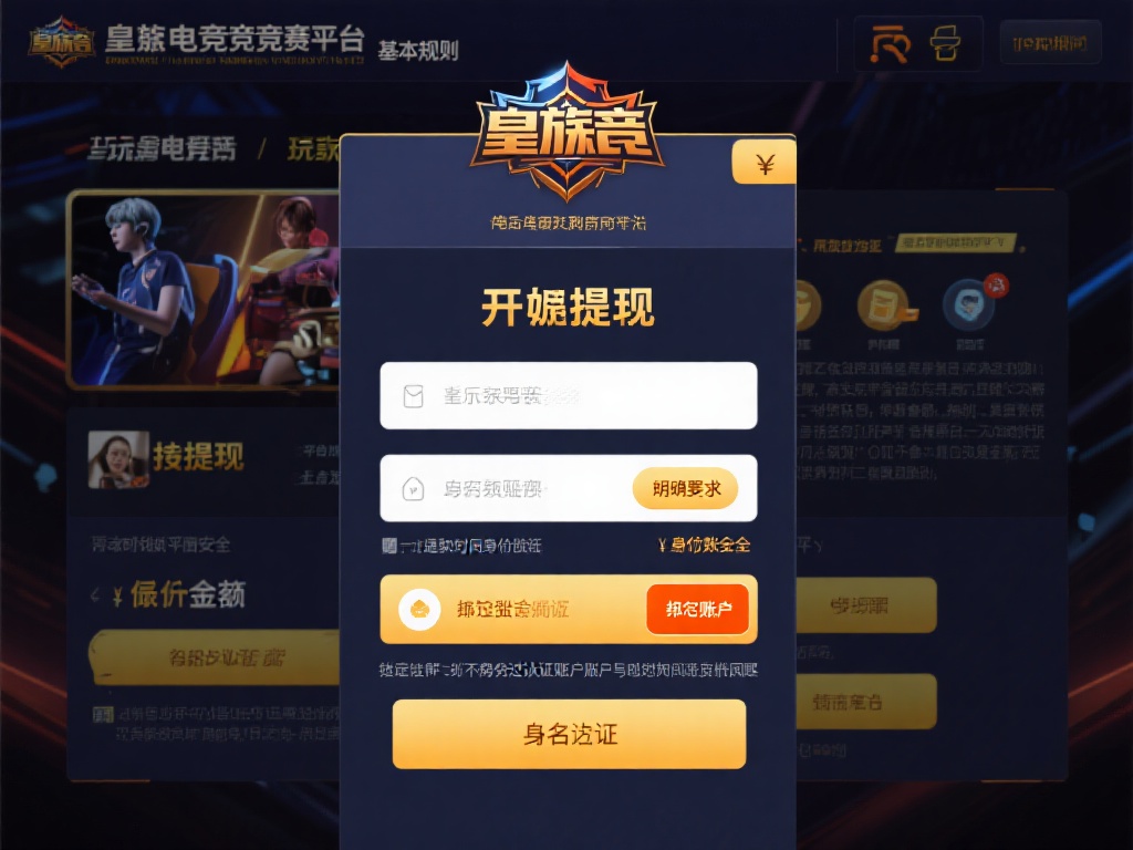 皇族电竞竞猜提现攻略：快速安全到账技巧全解析